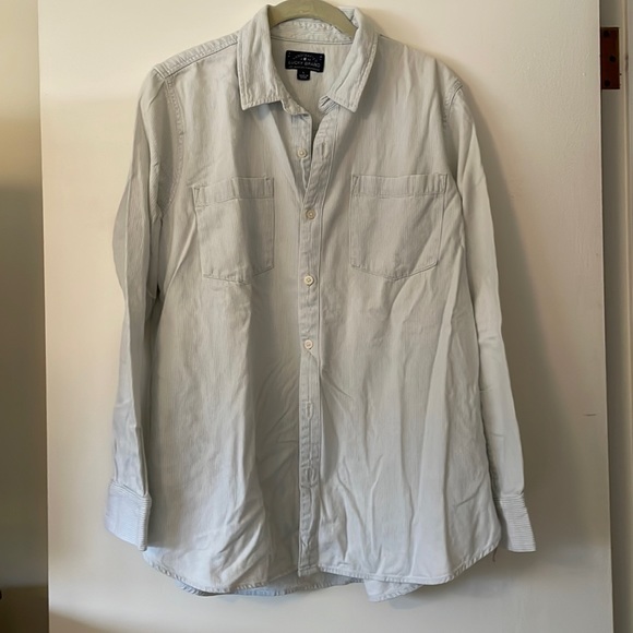 Lucky Brand Tops - Lucky Brand large cotton striped button down shirt